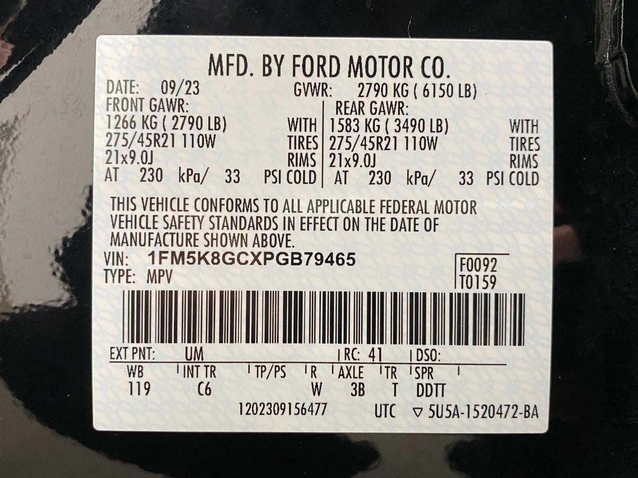 2023 Ford Explorer ST 4WD