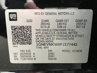 2023 Chevrolet Traverse AWD 4dr High Country