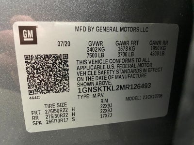 2021 Chevrolet Tahoe 4WD 4dr High Country
