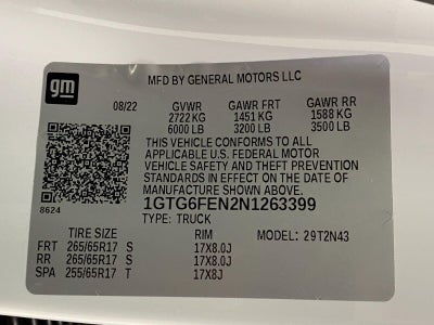 2022 GMC Canyon 4WD Crew Cab 128 AT4 w/Cloth