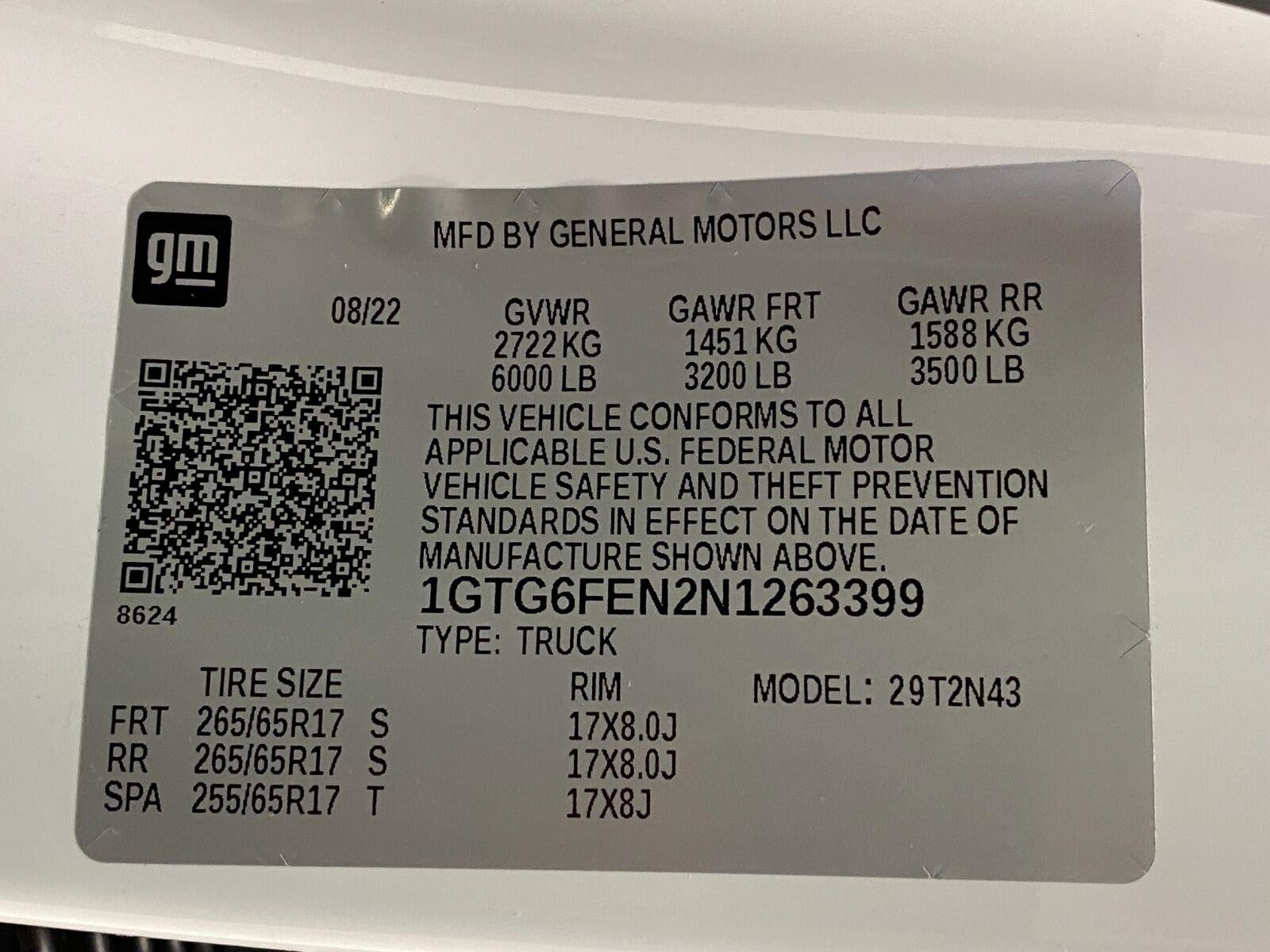 2022 GMC Canyon 4WD Crew Cab 128 AT4 w/Cloth