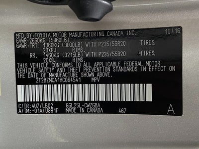 2017 Lexus RX RX 350 F SPORT AWD