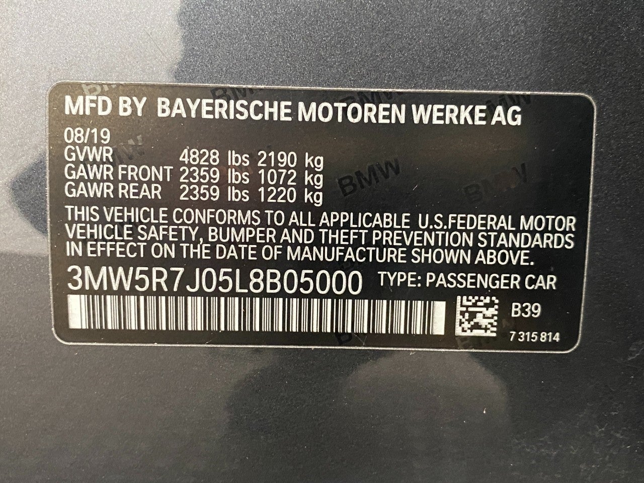 2020 BMW 330i xDrive 330i xDrive Sedan North America