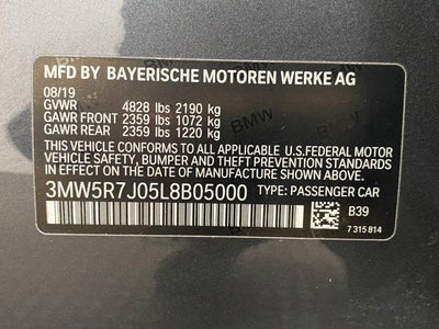 2020 BMW 330i xDrive 330i xDrive Sedan North America