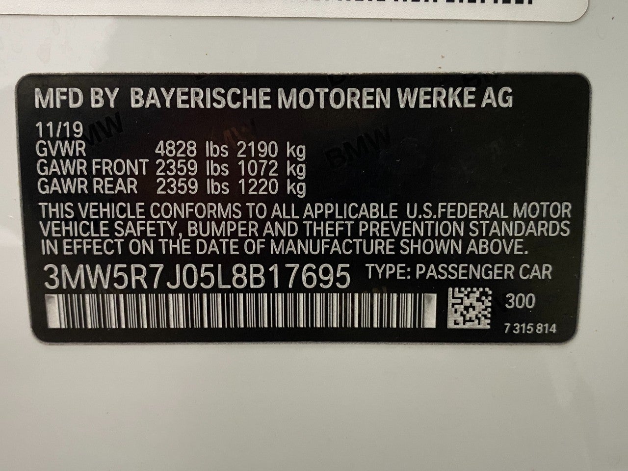 2020 BMW 330i xDrive 330i xDrive Sedan North America