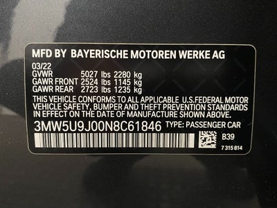 2022 BMW 3 Series M340i xDrive Sedan North America