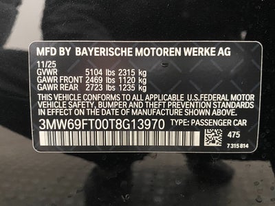 2026 BMW 340i M340i NA xDrive Sedan