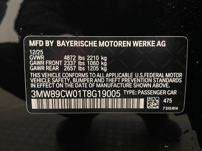 2026 BMW 330i 330i NA xDrive Sedan