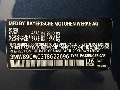 2026 BMW 330i 330i NA xDrive Sedan