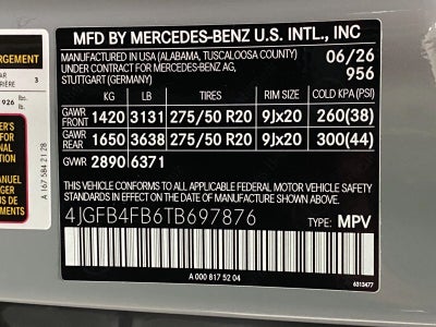 2026 Mercedes-Benz GLE GLE 350 4MATIC® SUV