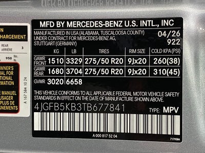 2026 Mercedes-Benz GLE GLE 450 4MATIC® SUV