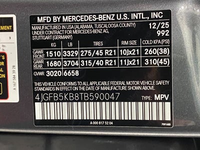 2026 Mercedes-Benz GLE GLE 450 4MATIC® SUV