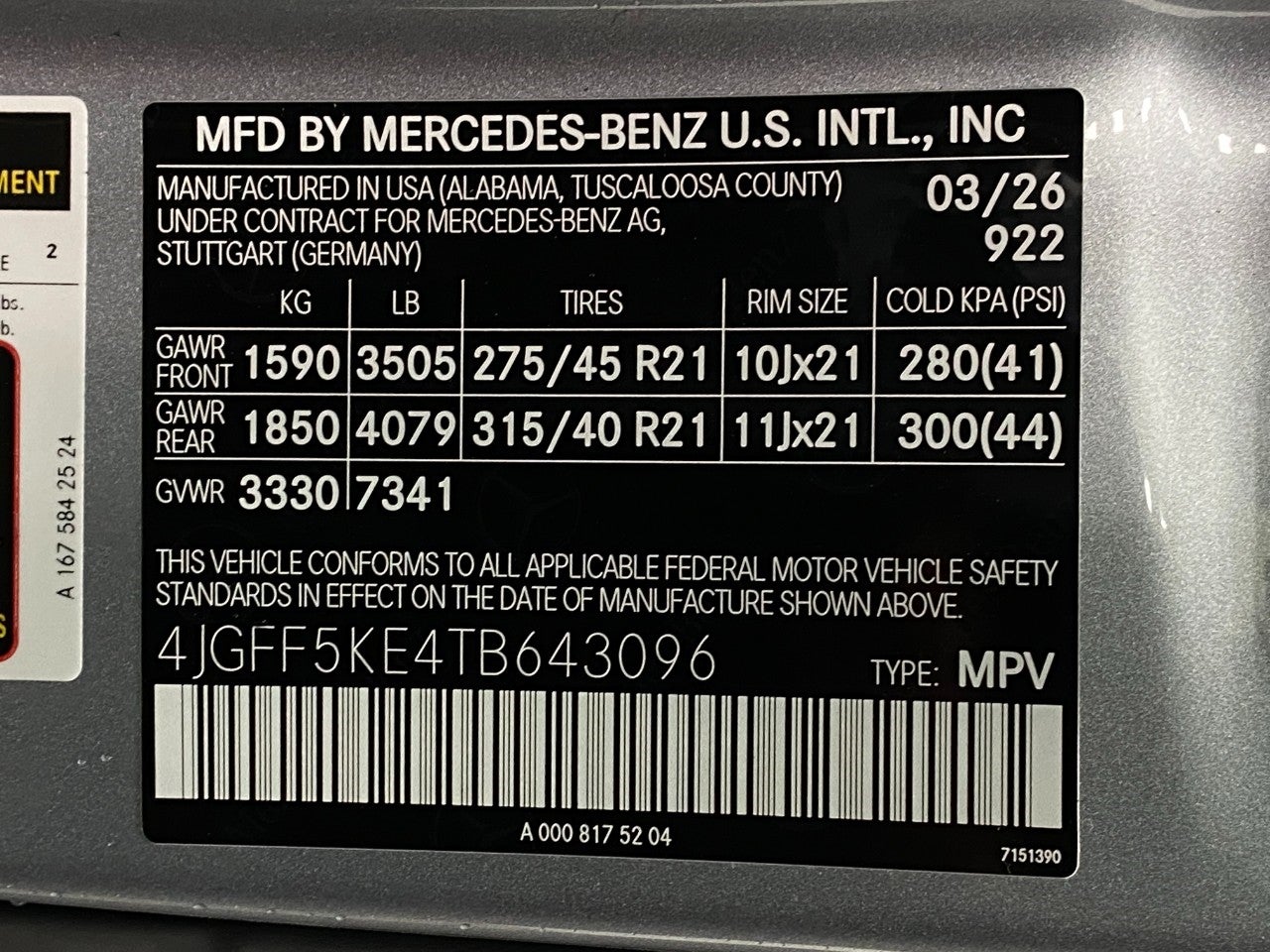 2026 Mercedes-Benz GLS GLS 450 4MATIC® SUV