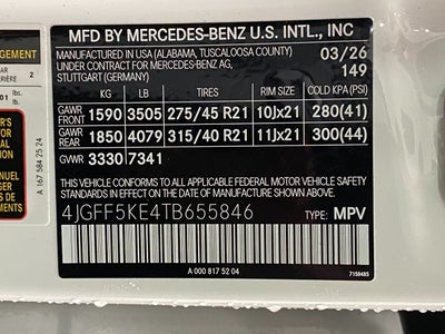 2026 Mercedes-Benz GLS GLS 450 4MATIC® SUV