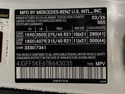 2026 Mercedes-Benz GLS GLS 450 4MATIC® SUV