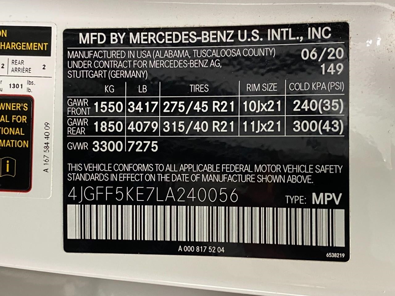 2020 Mercedes-Benz GLS GLS 450 4MATIC® SUV