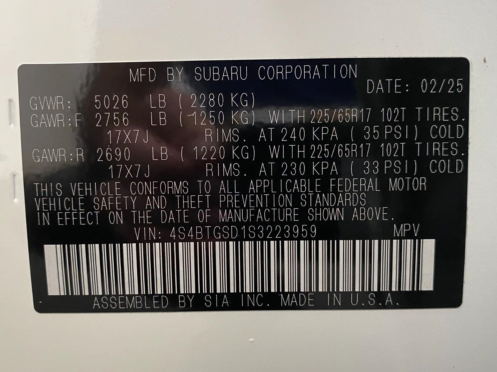 2025 Subaru Outback Wilderness AWD