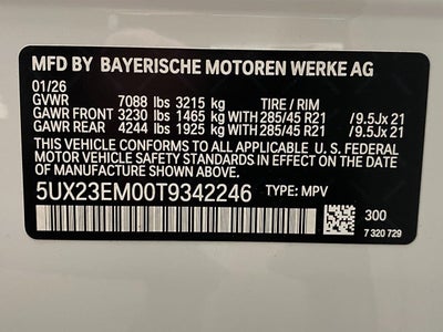 2026 BMW X7 xDrive40i Sports Activity Vehicle