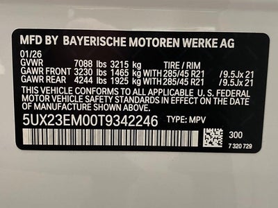 2026 BMW X7 xDrive40i Sports Activity Vehicle