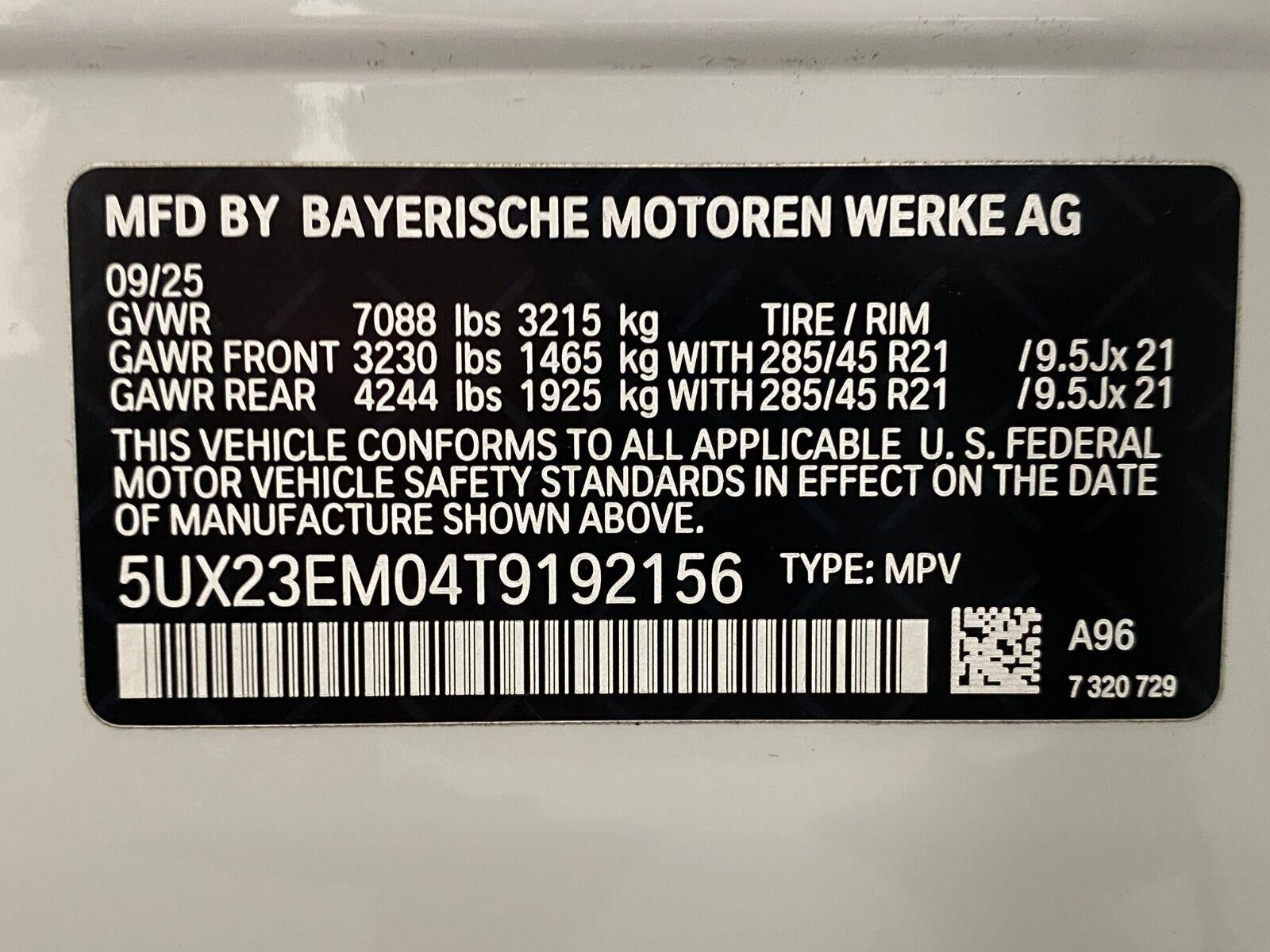 2026 BMW X7 xDrive40i Sports Activity Vehicle