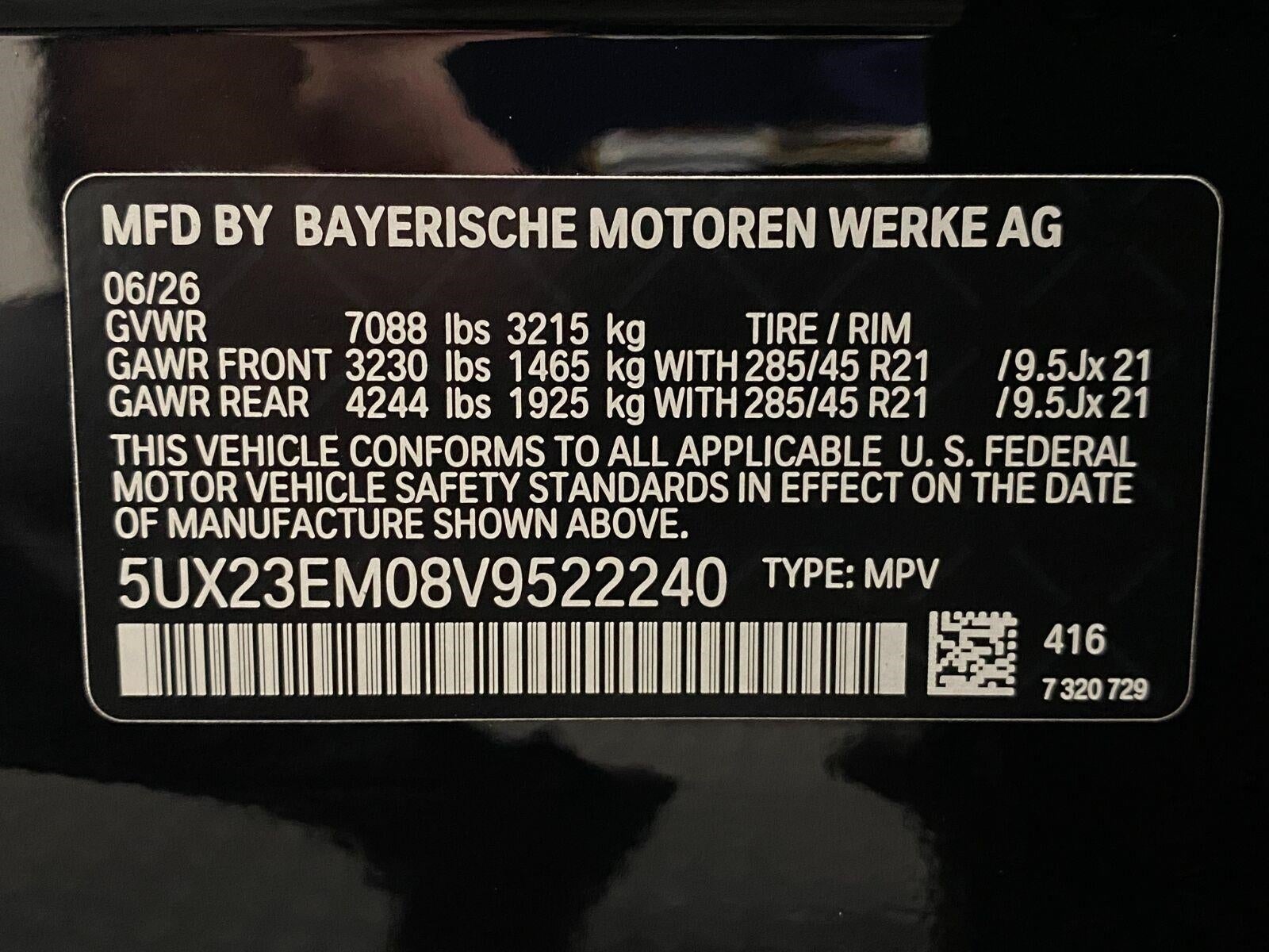 2027 BMW X7 xDrive40i Sports Activity Vehicle
