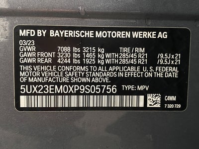 2023 BMW X7 xDrive40i Sports Activity Vehicle