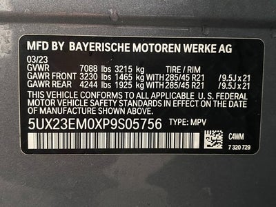 2023 BMW X7 xDrive40i Sports Activity Vehicle