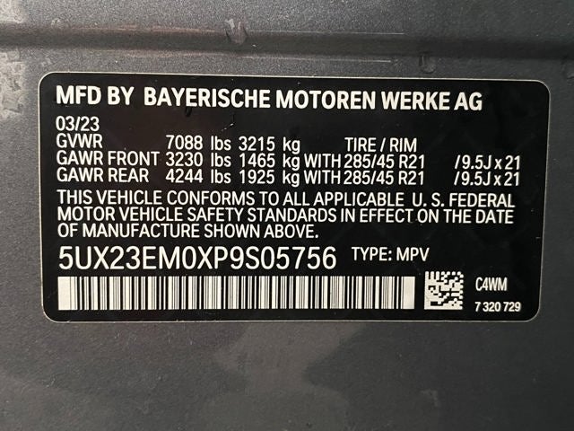 2023 BMW X7 xDrive40i Sports Activity Vehicle