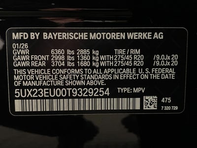 2026 BMW X5 xDrive40i Sports Activity Vehicle