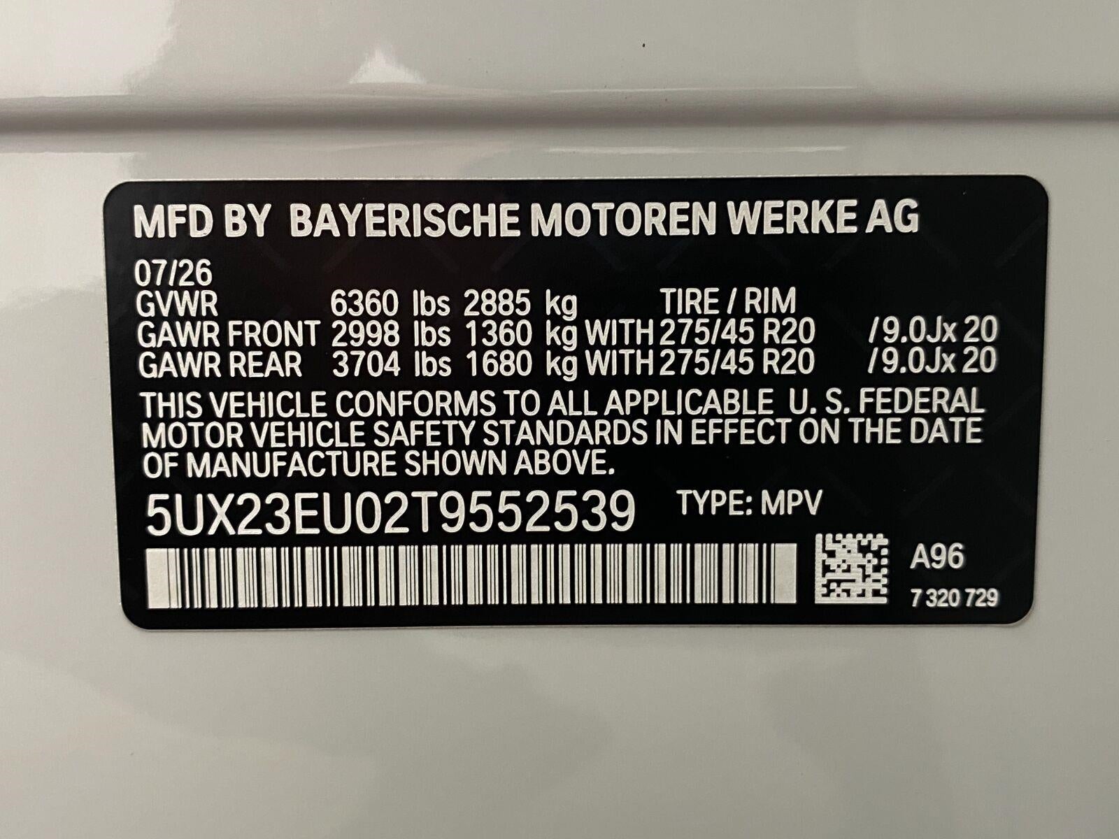 2026 BMW X5 xDrive40i Sports Activity Vehicle