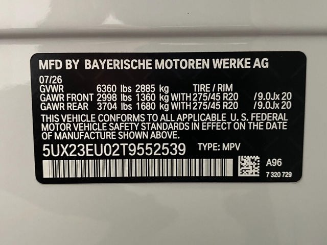 2026 BMW X5 xDrive40i Sports Activity Vehicle