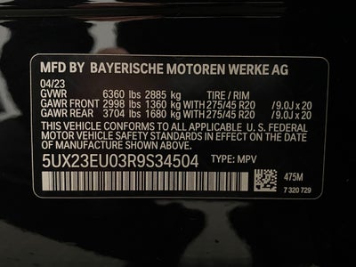 2024 BMW X5 xDrive40i Sports Activity Vehicle