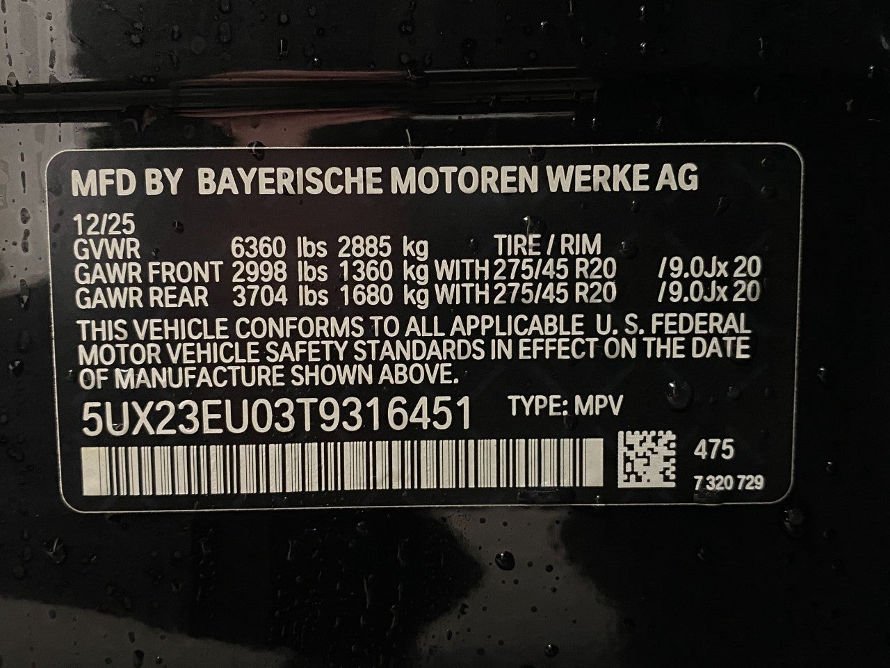 2026 BMW X5 xDrive40i Sports Activity Vehicle