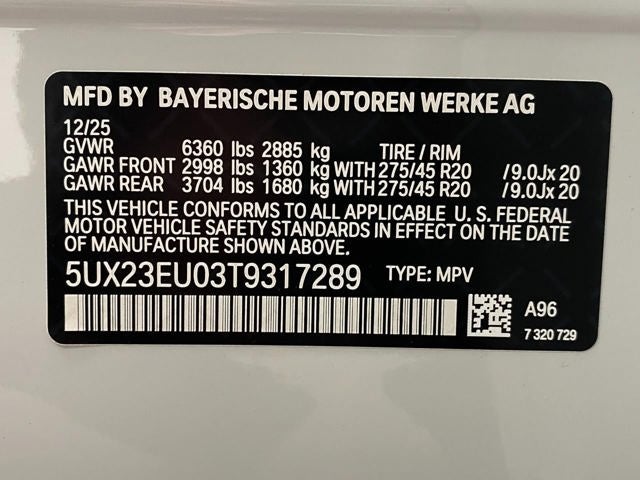 2026 BMW X5 xDrive40i Sports Activity Vehicle