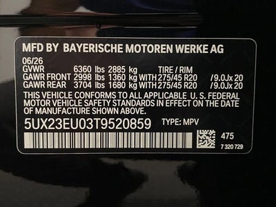 2026 BMW X5 xDrive40i Sports Activity Vehicle