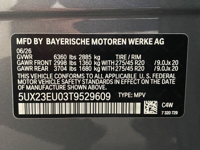 2026 BMW X5 xDrive40i Sports Activity Vehicle