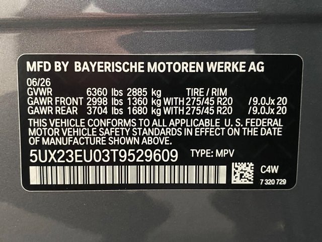 2026 BMW X5 xDrive40i Sports Activity Vehicle
