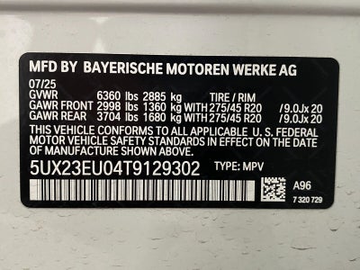 2026 BMW X5 xDrive40i Sports Activity Vehicle