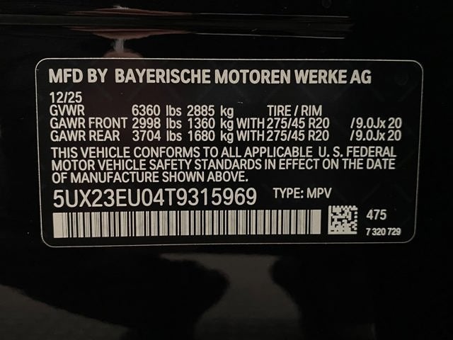 2026 BMW X5 xDrive40i Sports Activity Vehicle