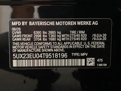 2026 BMW X5 xDrive40i Sports Activity Vehicle