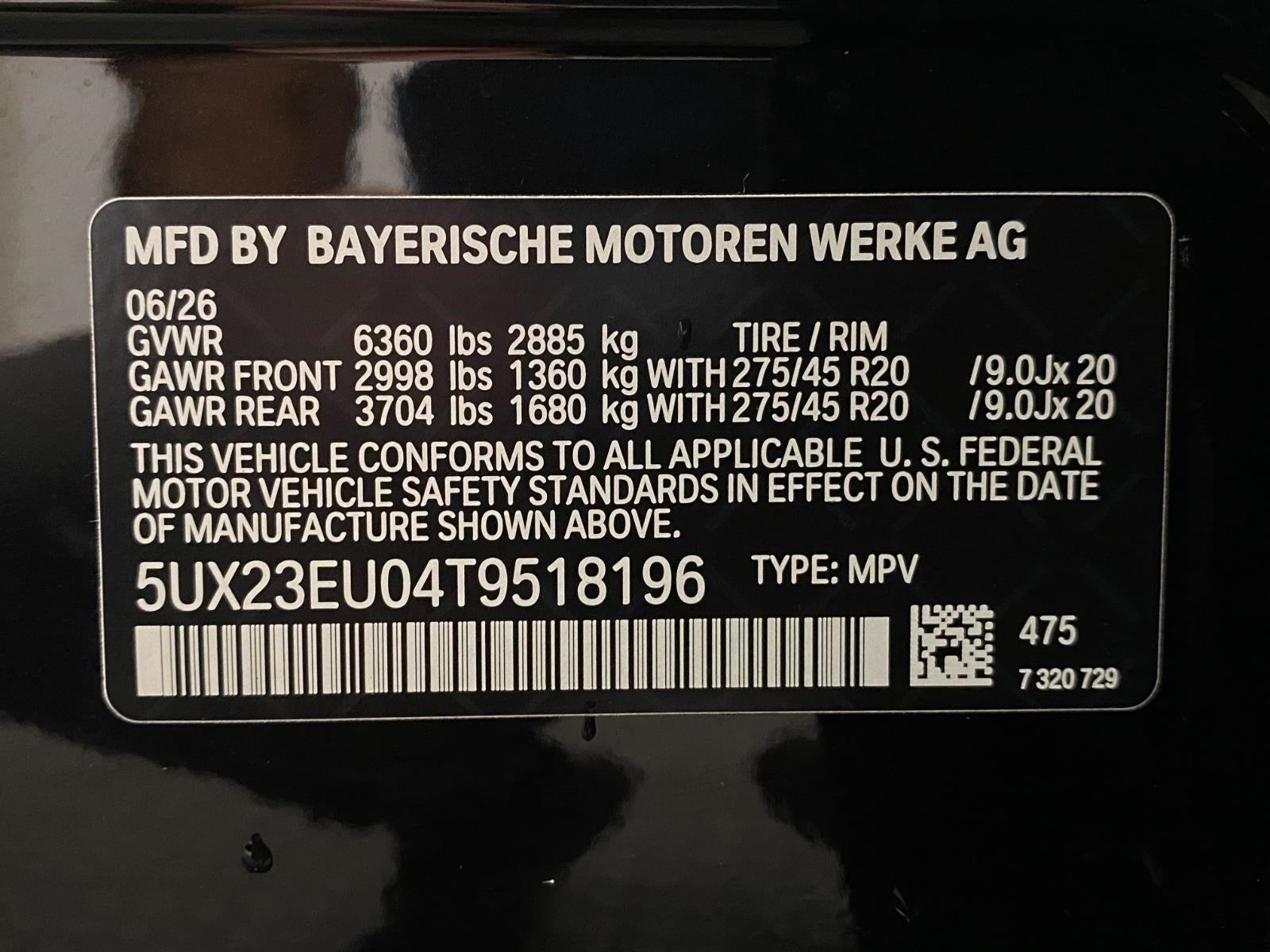2026 BMW X5 xDrive40i Sports Activity Vehicle