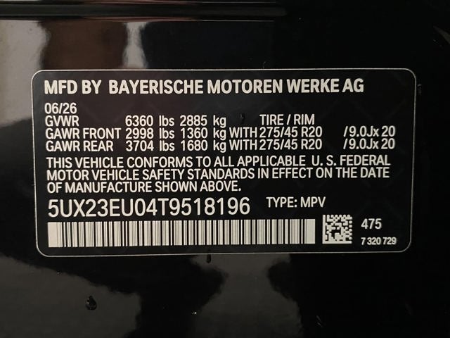 2026 BMW X5 xDrive40i Sports Activity Vehicle