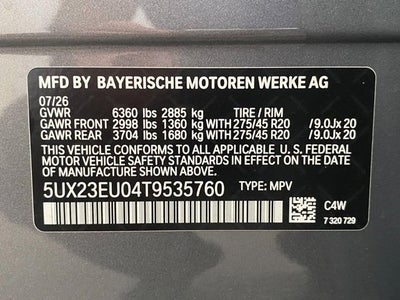2026 BMW X5 xDrive40i Sports Activity Vehicle