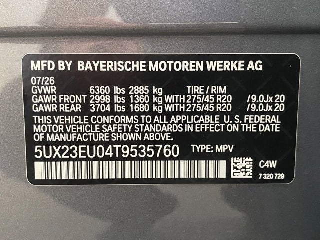 2026 BMW X5 xDrive40i Sports Activity Vehicle