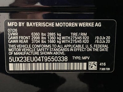 2026 BMW X5 xDrive40i Sports Activity Vehicle