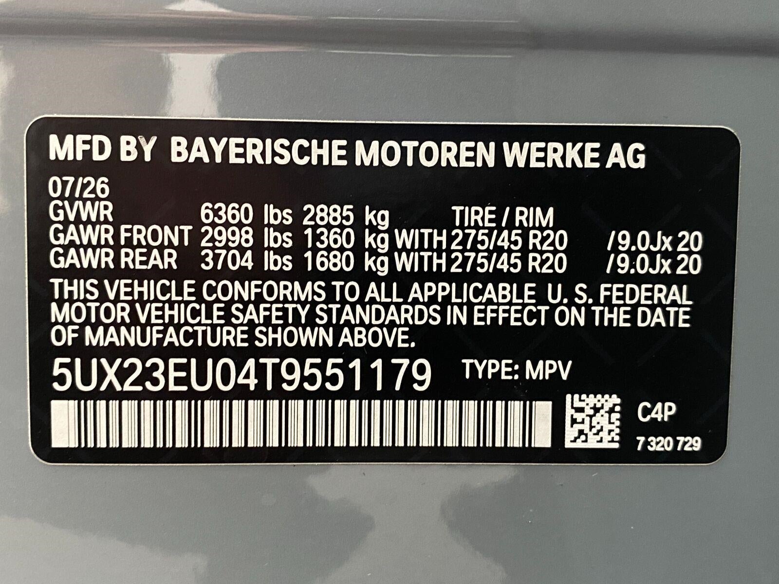 2026 BMW X5 xDrive40i Sports Activity Vehicle