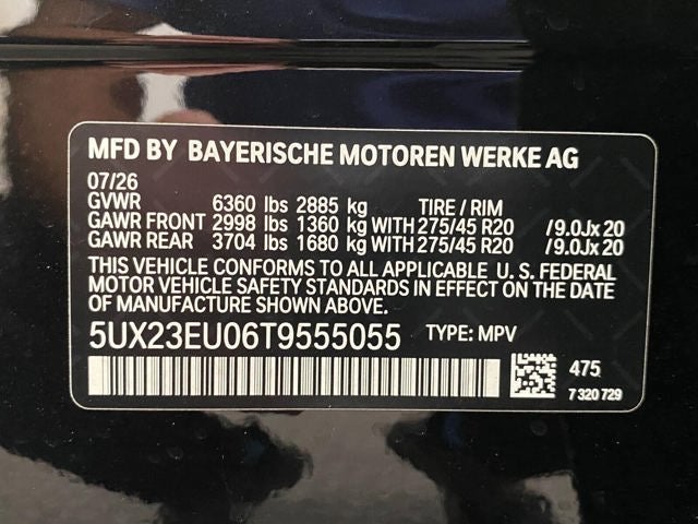 2026 BMW X5 xDrive40i Sports Activity Vehicle