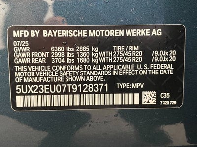 2026 BMW X5 xDrive40i Sports Activity Vehicle