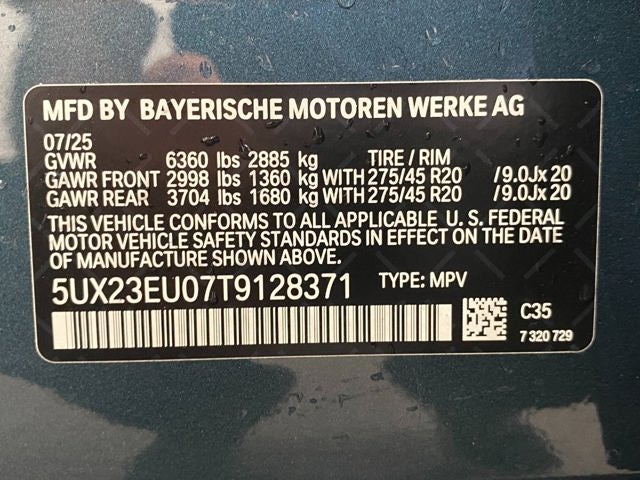 2026 BMW X5 xDrive40i Sports Activity Vehicle