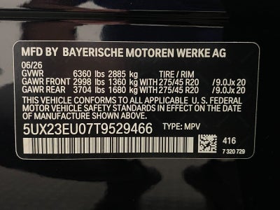 2026 BMW X5 xDrive40i Sports Activity Vehicle